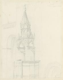 Skizzenbuch Italienreise, Verona, San Fermo Maggiore