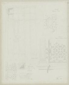 Skizzenbuch Italienreise, Verona, Venedig und Mailand, Architekturdetails