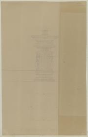 Skizzenbuch Italienreise, Florenz, Dom, Weihbecken