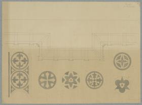 Skizzenbuch Italienreise, Florenz, Dom, Architekturdetails