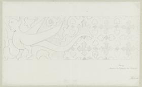 Skizzenbuch Italienreise, Florenz, Dom, Ornamentdetail