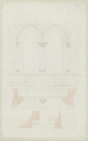 Skizzenbuch Italienreise, Priverno, Palazzo Comunale