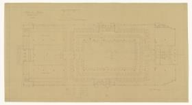 Haus der Moden, Frankfurt / Main, Erdgeschoss, Grundriss, Lichtpause