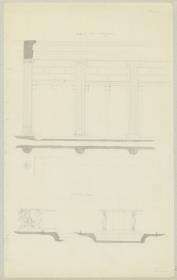 Skizzenbuch Italienreise, Pompeji, Casa dei Capitelli Figurati, Peristyl