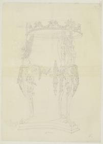 Skizzenbuch Italienreise, Neapel, Museo Archeologico Nazionale di Napoli