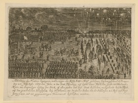 Feuerwerk zur Geburt von Joseph I. in Nürnberg 1678
