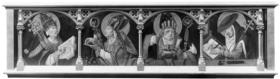 Die vier Kirchenväter Gregor, Ambrosius, Augustinus und Hieronymus