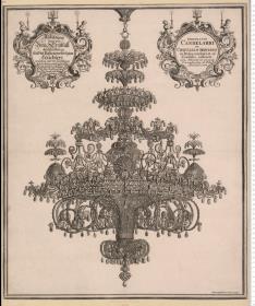 Abbildung eines aus Berg-Crystall geschlieffenen und in Italien verfertigten Leuchters ... Delineatio Candelabri ... Ioh. Georg Puschner del: et sculps: