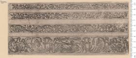 Grotesqves, Flevrs Et Fevllages Povr Les Artisans. Titel u. 1 Blatt.