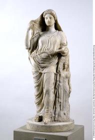 Statuette der angelehnten Aphrodite
