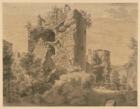 Türme des Schlosses von Heidelberg