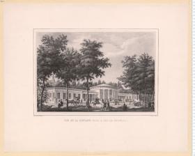 Vue de la Fontaine Elise a Aix-la-Chapelle. Dess. et lith. par N. Ponsart.