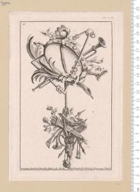 Plusieurs Trophées Dessinées et Gravées par Demarteau l'ainé. A Paris Chés l'Auteur ... Et chés François ...