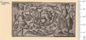(1) Folge: Querfüllungen mit Grottesken, bez: C-B 1548, 6 Blatt. - Dazu 4 Blatt bessere Drucke, schmalrandig.