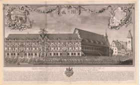 Abbild- und Beschreibung des ... Einzugs zur Huldigung ... A.o 1746 ... Francisci I ... I. F. Kiefhaber delin: J. M. Seligmann Sculps. Norib. 1746. Bey Jacob Seitz ... in Nürnberg ...