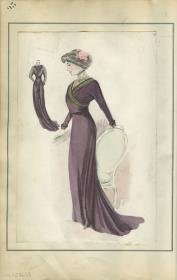 Kleid von Bernard et C.ie, Modell Amethyste