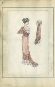 Abendkleid von Bernard et C.ie, Modell Orsyris