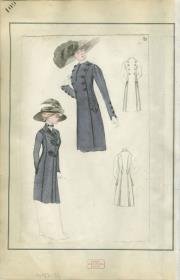 Zwei Kurzmäntel von Bernard et C.ie, Modelle Carlotta und Messidor