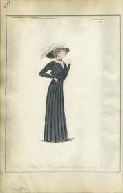 Kleid von Bernard et C.ie, Modell Trompette