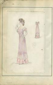 Abendkleid von Bernard et C.ie, Modell Rosette