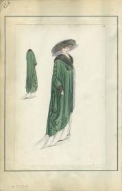 Abendmantel von Bernard et C.ie, Modell Ondoyante