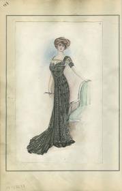 Abendkleid von Bernard et C.ie, Modell Calypso