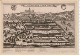 Le Chasteav Royal De St. Ger. En Laye. A Paris ruë St. Jacques (mit der veränderten Adresse:) Chez G. Iollain A L'Enfant Iesus ...