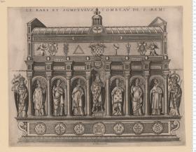 Le Rare Et Somptvevx Tombeav De S. Remy. E. Moreau excudit.