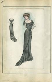 Abendkleid von Bernard et C.ie, Modell Niçoise
