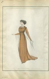 Tageskleid von Bernard et C.ie, Modell Cléopatre