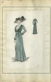 Mantelkleid von Bernard et C.ie, Modell La Maréchale
