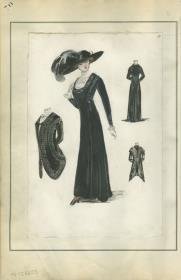 Ensemble von Bernard et C.ie, Modell Frileuse