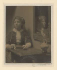Ohne Titel (Junge Frau mit Buch)