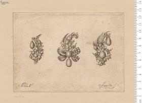 Libro I. Divary Disegni Moderni Di Gioiglieri Di D.o M.s Albino Nel An^BFo 1744. T.s Planes sculp.