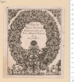 Liure de Diuers Ornements D'orfeurerie fait par Jean Mussard ... 1673 ... J. L. Durant Sculps.
