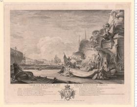 Vaisseaux Presentés Au Roy Par Les Provinces De France ... En  1761 Et 1762 ... N. Ozanne inv. Prevost Sculp. A Paris Chés la Ve de F. Chéreau  ...
