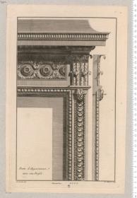 (6) Cahier 7 (G): ... Portes, Corniches et Entablements decorés ...