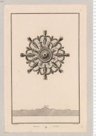(10) Cahier 14 (O): Rosettes de Plafonds ...
