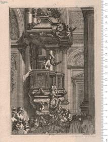Kanzeln und Grabmonument, I. G. Hertel exc. [Georg Christoph Kilian ...] Verl.-Nr. 403.