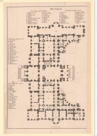 Blenheim (House). [4 Auf- u. 2 Grundrisse]. Pieter van Gunst excudit Amstelodami. [o. J., ca. 1715].