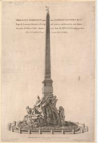 Obeliscvs Pamphilivs, quem ... Io. Laurentius Berninus in Foro Agonali erexit, et ... mole subiecta decorauit ... Anno Sal. 1651 ... Apud Carolum Losi. l'anno 1773. Petr. de Cononuille del. Aegid. Patigny Sculp: Romae.