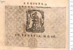 La Vera Perfettione Del Disegno di varie sorti di ricami ... In Venetia Appresso Francesco di Franceschi Senese ... 1591.