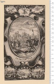 Allegorische Darstellungen der vier Zeitalter mit franz. Unterschriften in Kartuschen, oben je 3 Zeichen des Tierkreises, unten je 3 Monatsbilder. Das erste Bl. bez: Et se vendent Chez Balt Moncornet au fauxbourg S.t Marcel ...