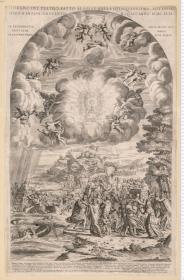Disegno Del Teatro Fatto Al Giesv Nella Qvinqvagesima ... Qvest'Anno 1646 ... Il Teatro fu disegnato ... dal Sig.r Nicolò Menghini ... D(ominique) B(arriere) incid.