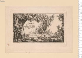 (2) Livre de Paysages a dessiner a la plume inventés et gravés par J. Houel.