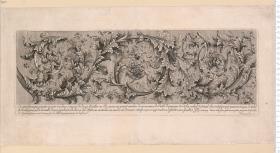 2 Blatt Rankenfriese. Davon 1 Blatt bez: In.é et graué par I. Bourguet ... 1702. Se Vend a Paris Chez Crespy ...; das andere mit längerer Unterschrift, bez: Bourguet fecit 1716.