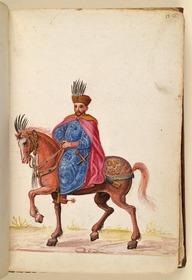 Deutsches Trachtenbuch: o.T. (Herrscher zu Pferd) (27)