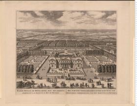 Ansichten von den Schlössern Voorst, Honslaardyk, Soest-Dyk, Opt'Loo, In't Boosch, davon 1 Bl. dat: 1699.