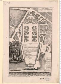Folge ZZ, Blatt 1: Plan General des Batimens jardins ...
