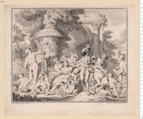 Bacchanale, bez: Inventé et gravé par Fran. Roëttiers à Paris chez l'Auteur ...